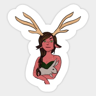 Forest Goddess Sticker